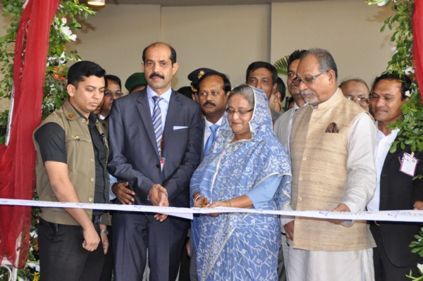 Prime Minister Sheikh Hasina inaugurating BATEXPO 2013